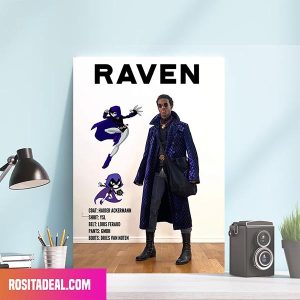 If The Teen Titans Wore High Fashion as Raven Canvas Decor